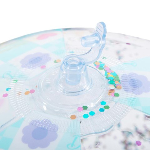 PIŁKA PLAŻOWA DMUCHANA 50CM BROKAT NIEBIESKI 53197