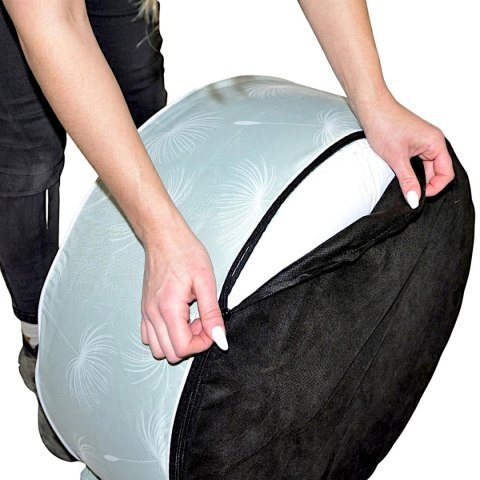 PUFA DMUCHANA TURYSTYCZNA OGRODOWA 55x25CM NIEBIESKA