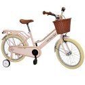 ROWEREK DZIECIĘCY 18 RETRO STYL RÓŻOWY ENERO