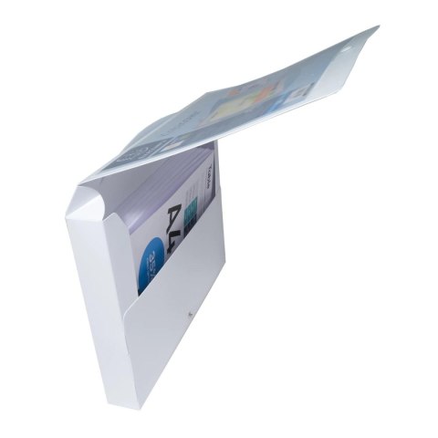 Teczka z rączką A4 Biała, gr. 40 mm