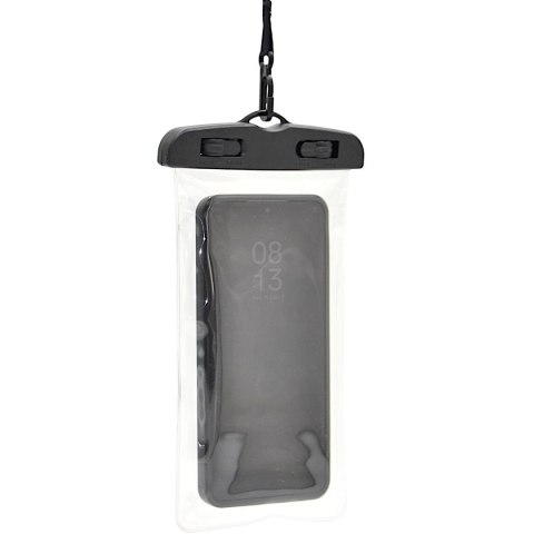 WODOODPORNE ETUI POKROWIEC NA TELEFON 11,7X21CM PVC CZARNE GRUNDIG