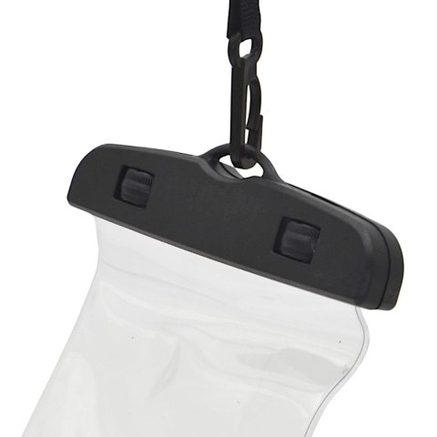 WODOODPORNE ETUI POKROWIEC NA TELEFON 11,7X21CM PVC CZARNE GRUNDIG