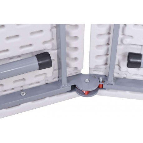 Zestaw cateringowy FETA WHITE stół + 2 ławki