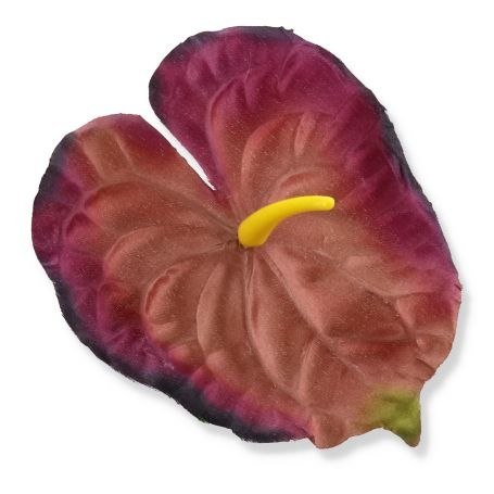 Anturium piankowa główka wyrobowa fioletowa