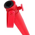 BAZA MOCOWANIE DO PARASOLA PLASTIKOWE WKRĘCANE 37CM CZERWONA