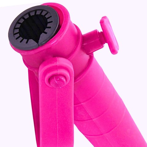 BAZA MOCOWANIE DO PARASOLA PLASTIKOWE WKRĘCANE 37CM RÓŻOWE