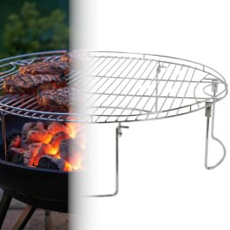 RUSZT GRILLOWY NAD OGNISKO PALENISKO 65CM XXL SKŁADANE NÓŻKI