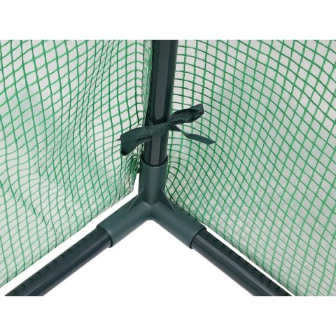 SZKLARNIA TUNEL OGRODOWY DWA WEJŚCIA DO POMIDORÓW I OGÓRKÓW 200x100x180CM ZIELONY