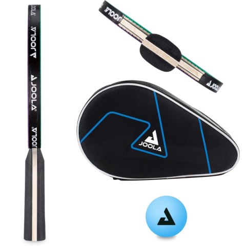 ZESTAW DO TENISA STOŁOWEGO TT - SET DUO COLORATO 2 RAKIETKI 3 PIŁECZKI POKROWIEC JOOLA