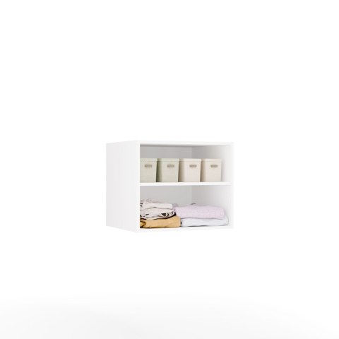 Garderoba Modułowa OPENO ZESTAW 260/250 BIAŁA Szuflady Drążki Półki Duża Do Sypialni