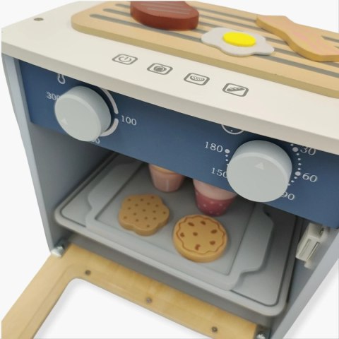 Drewniany piekarnik dla dzieci z akcesoriami 24 el. - Kabi 3+