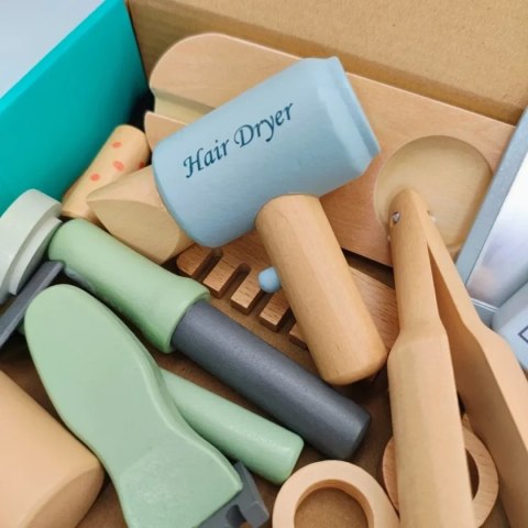 Drewniany salon fryzjerski 15 elementów - Kabi od 3 lat