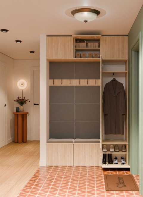 Garderoba HAGA III/1Sz2W DĄB SONOMA + 2x Wieszak