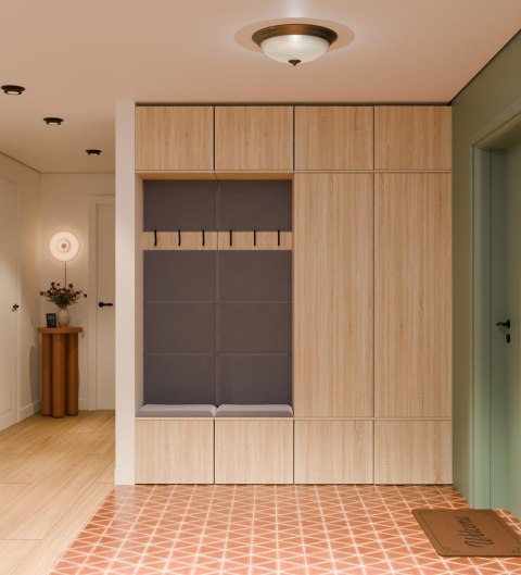 Garderoba HAGA IV/2Sz2W DĄB SONOMA 2x Szafa + 2x Wieszak