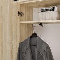 Garderoba HAGA IV/2Sz2W DĄB SONOMA 2x Szafa + 2x Wieszak