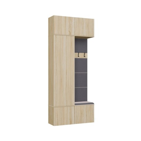 Garderoba Szafa + Wieszak HAGA II/1Sz1W DĄB SONOMA