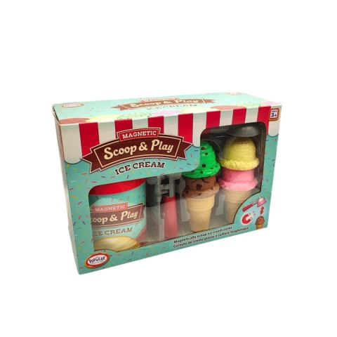 Lodziarnia - magnetyczny zestaw do serwowania lodów