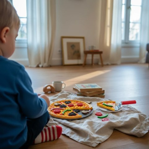 Magnetyczna pizza do zabawy - Popular Playthings 3+