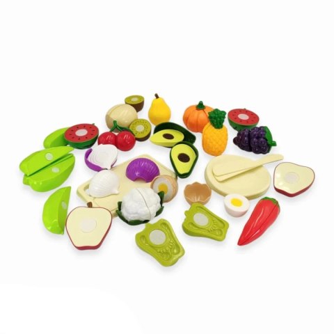 Owoce i warzywa do krojenia 29 elementów - Jinkee 3+