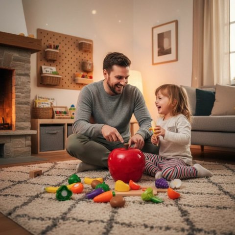 Owoce i warzywa do krojenia 29 elementów - Jinkee 3+