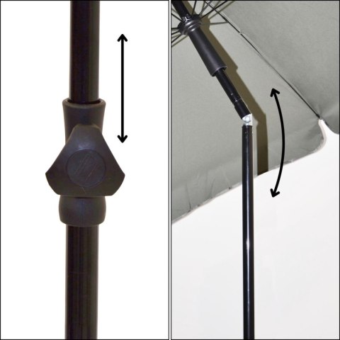 PARASOL OGRODOWY 185CM ZIELONY