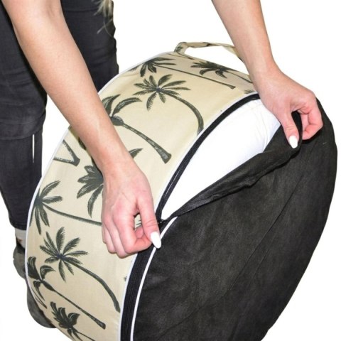 PUFA DMUCHANA TURYSTYCZNA OGRODOWA 55x25CM PALMY