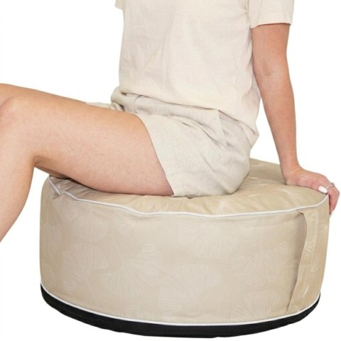 PUFA DMUCHANA TURYSTYCZNA OGRODOWA 55x25CM BEŻOWA