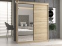 Szafa IGA 160 A/B SONOMA 1 x Lustro Do Sypialni Przedpokoju
