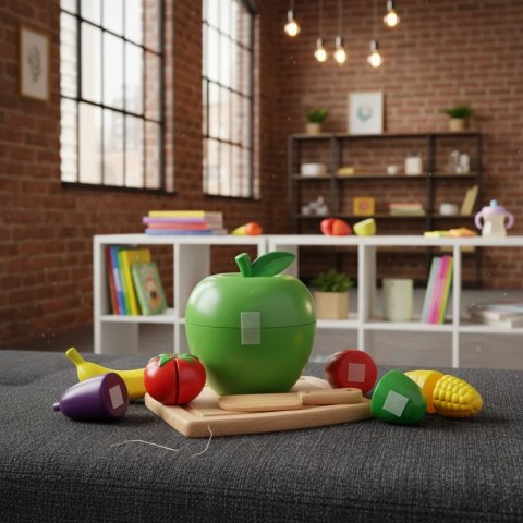 Warzywa do krojenia dla dzieci 28 el. - Jinkee 3+