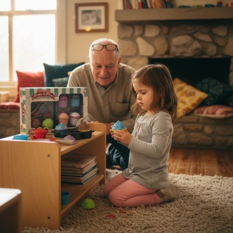 Zabawki magnetyczne dla dzieci - babeczki 25 el. Popular Playthings 3+