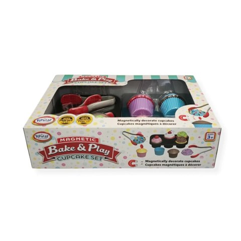 Zabawki magnetyczne dla dzieci - babeczki 25 el. Popular Playthings 3+
