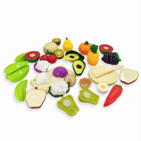 Zestaw owoców i warzyw do krojenia 21 el. - Jinkee 3+