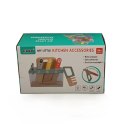 Drewniane akcesoria kuchenne dla dzieci 12 el. - Kabi 3+