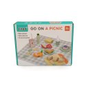 Drewniany zestaw piknikowy 16 elementów - Kabi od 3 lat
