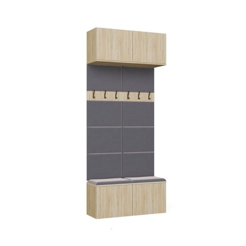 Garderoba Podwójny Wieszak HAGA II/2W DĄB SONOMA