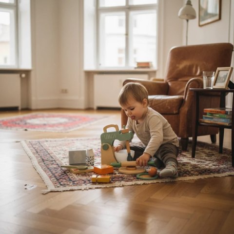 Kabi - Drewniany blender kuchenny z akcesoriami - 3+