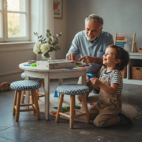 Klocki magnetyczne kalejdoskop 95 el. przezroczyste - X-Bida 3+