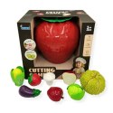 Truskawka - zabawki do krojenia owoce warzywa 26 el. - Jinkee 3+