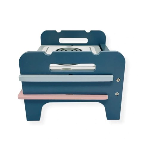 Drewniany grill BBQ z akcesoriami 35 el. - Kabi 3+