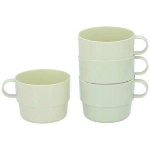 KUBEK TURYSTYCZNY 225ML 4SZT CAMP ACTIVE PISTACJA