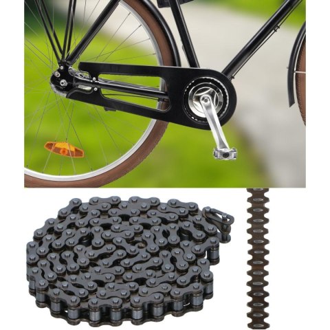ŁAŃCUCH ROWEROWY 112 OGNIW 12,7X3,2 MM 1 RZĘDOWY BICYCLE GEAR