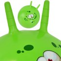 PIŁKA DO SKAKANIA Z ROGAMI 45CM ZIELONA