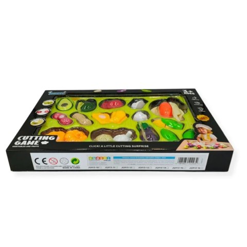 Warzywa do krojenia dla dzieci 12 el. z deską - Jinkee 3+