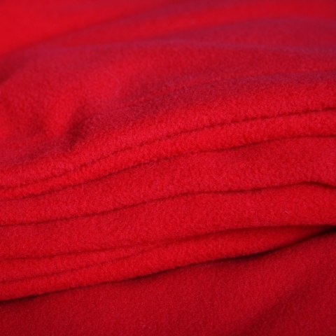 Kocyko - Szlafrok Czerwony ciepły koc z rękawami