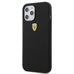 Ferrari On Track Silicone - Etui iPhone 12 / iPhone 12 Pro (czarny)