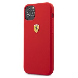 Ferrari On Track Silicone - Etui iPhone 12 / iPhone 12 Pro (czerwony)