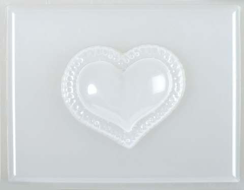 Foremka mini do mydła Serce z Koronką
