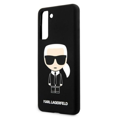 Karl Lagerfeld Fullbody Silicone Iconic - Etui Samsung Galaxy S21+ (Czarny)