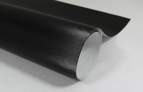 Folia rolka metalic szczotkowana czarna 1,52x30m