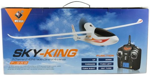Samolot zdalnie sterowany na pilota RC WLtoys Sky King F959S 2,4GHz